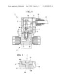 Flow-rate control valve diagram and image