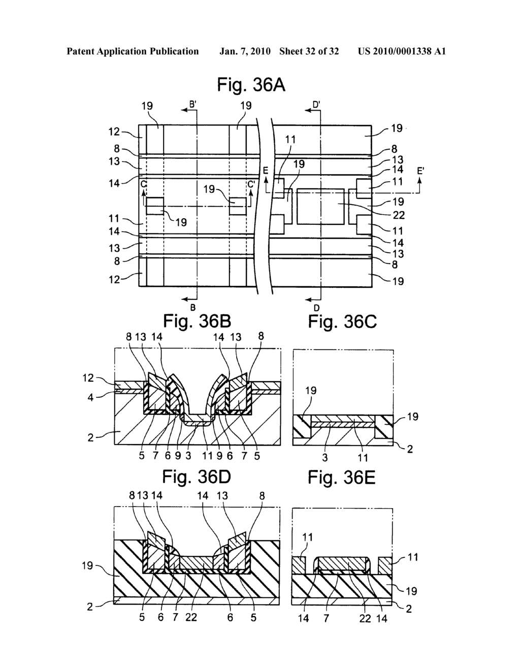 Non-volatile semiconductor memory device, and manufacture method for non-volatile semiconductor memory device - diagram, schematic, and image 33