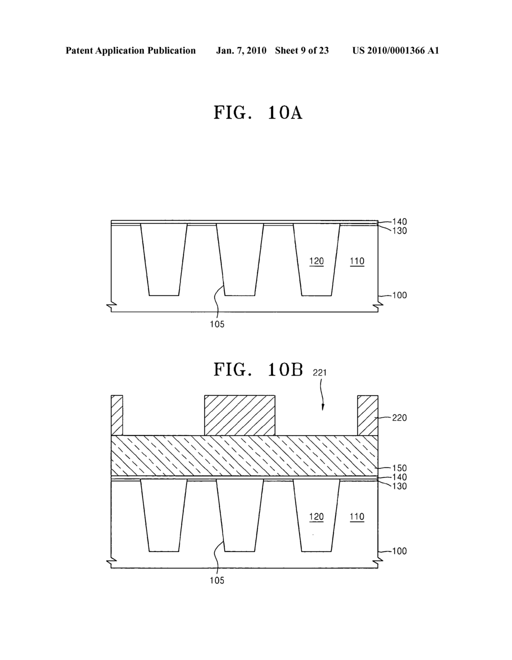 Semiconductor device having shared bit line structure and method of manufacturing the same - diagram, schematic, and image 10