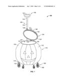 Halloween portable container diagram and image