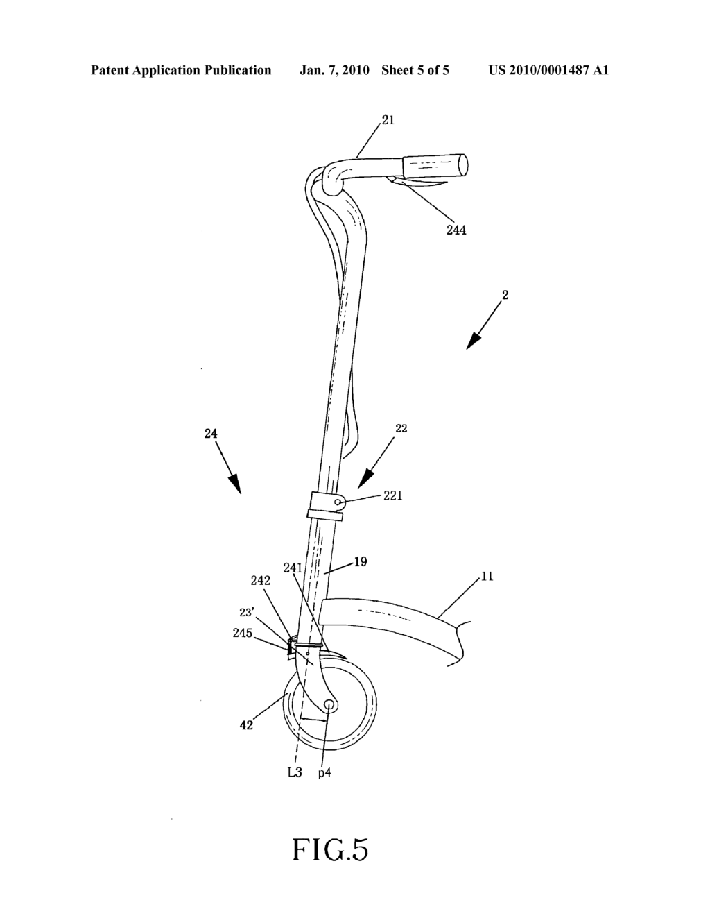 Stepping Scooter - diagram, schematic, and image 06