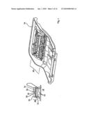 VEHICLE SEAT HAVING AN ANTI-SUBMARINING DEVICE AND METHOD diagram and image