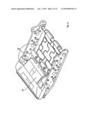 VEHICLE SEAT HAVING AN ANTI-SUBMARINING DEVICE AND METHOD diagram and image