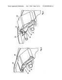 VEHICLE SEAT HAVING AN ANTI-SUBMARINING DEVICE AND METHOD diagram and image