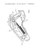 VEHICLE SEAT HAVING AN ANTI-SUBMARINING DEVICE AND METHOD diagram and image