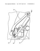 VEHICLE SEAT HAVING AN ANTI-SUBMARINING DEVICE AND METHOD diagram and image