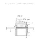 Automotive engine starter and electric rotary machine designed to withstand vibrational impact diagram and image