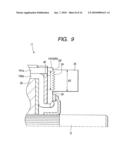 Automotive engine starter and electric rotary machine designed to withstand vibrational impact diagram and image