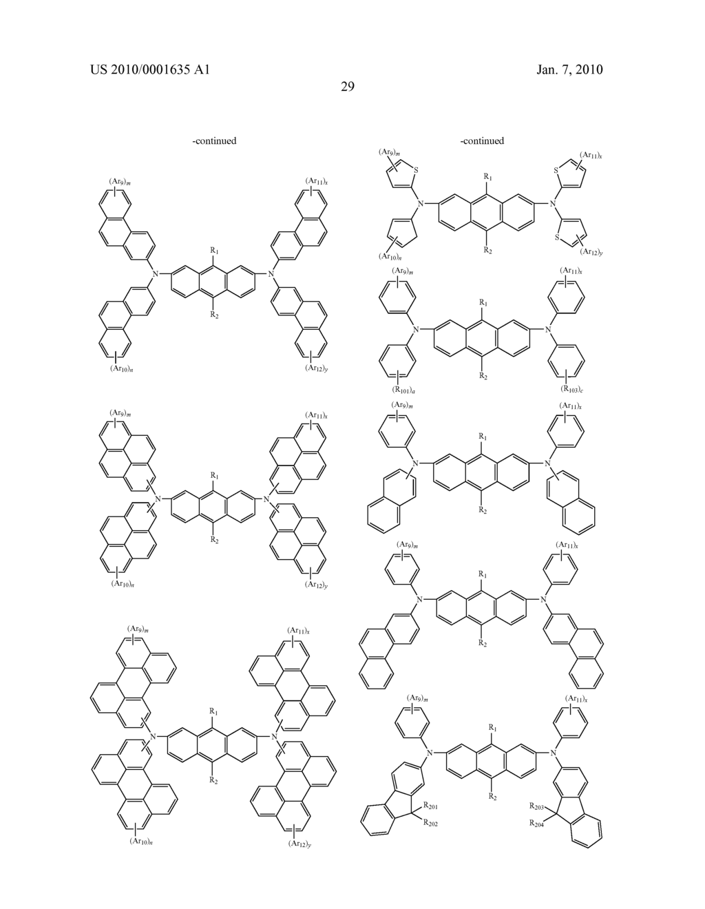 Novel organic electroluminescent compounds and organic electroluminescent device using the same - diagram, schematic, and image 31