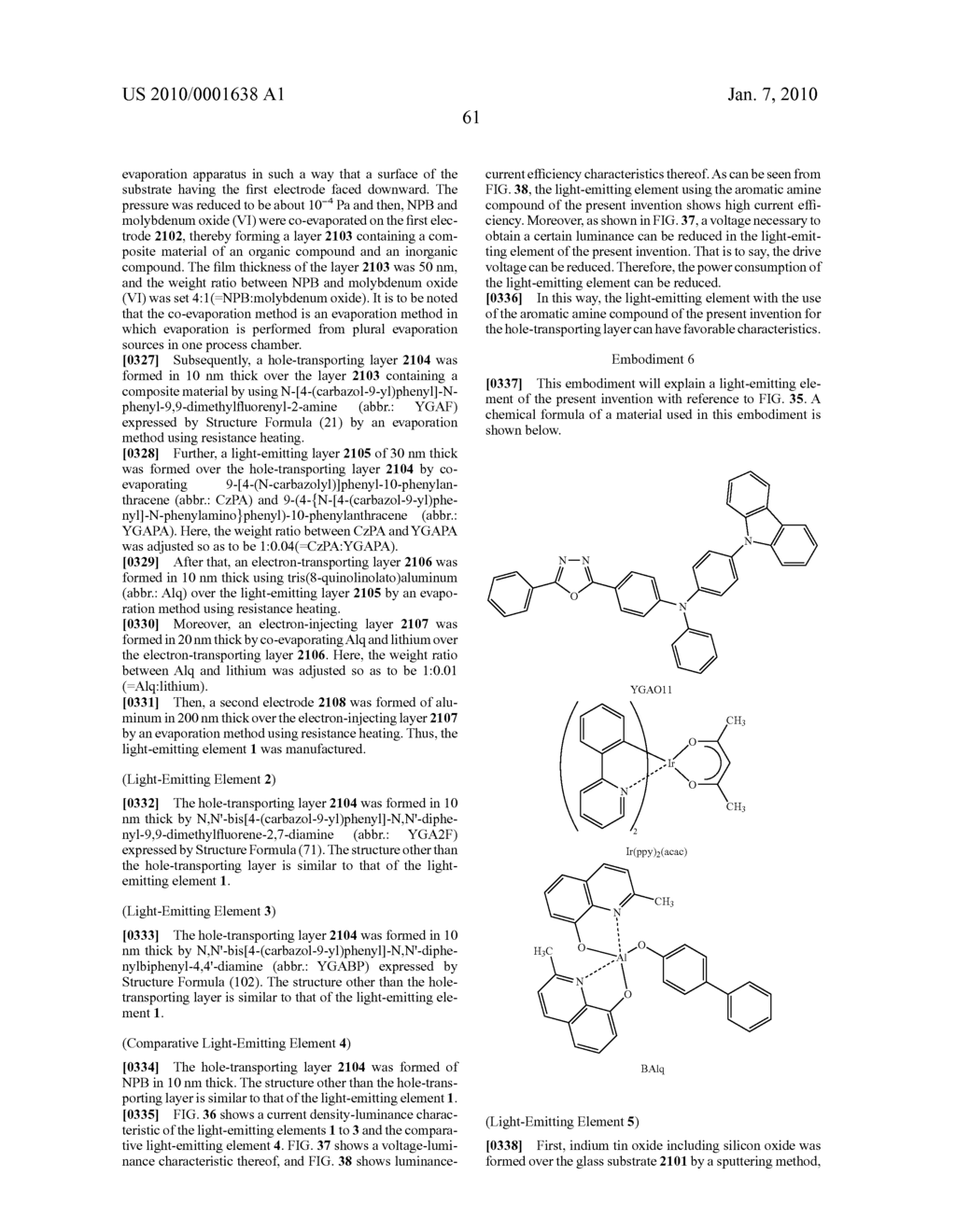 AROMATIC AMINE COMPOUND, AND LIGHT-EMITTING ELEMENT, LIGHT-EMITTING DEVICE, AND ELECTRONIC APPLIANCE USING THE AROMATIC AMINE COMPOUND - diagram, schematic, and image 134