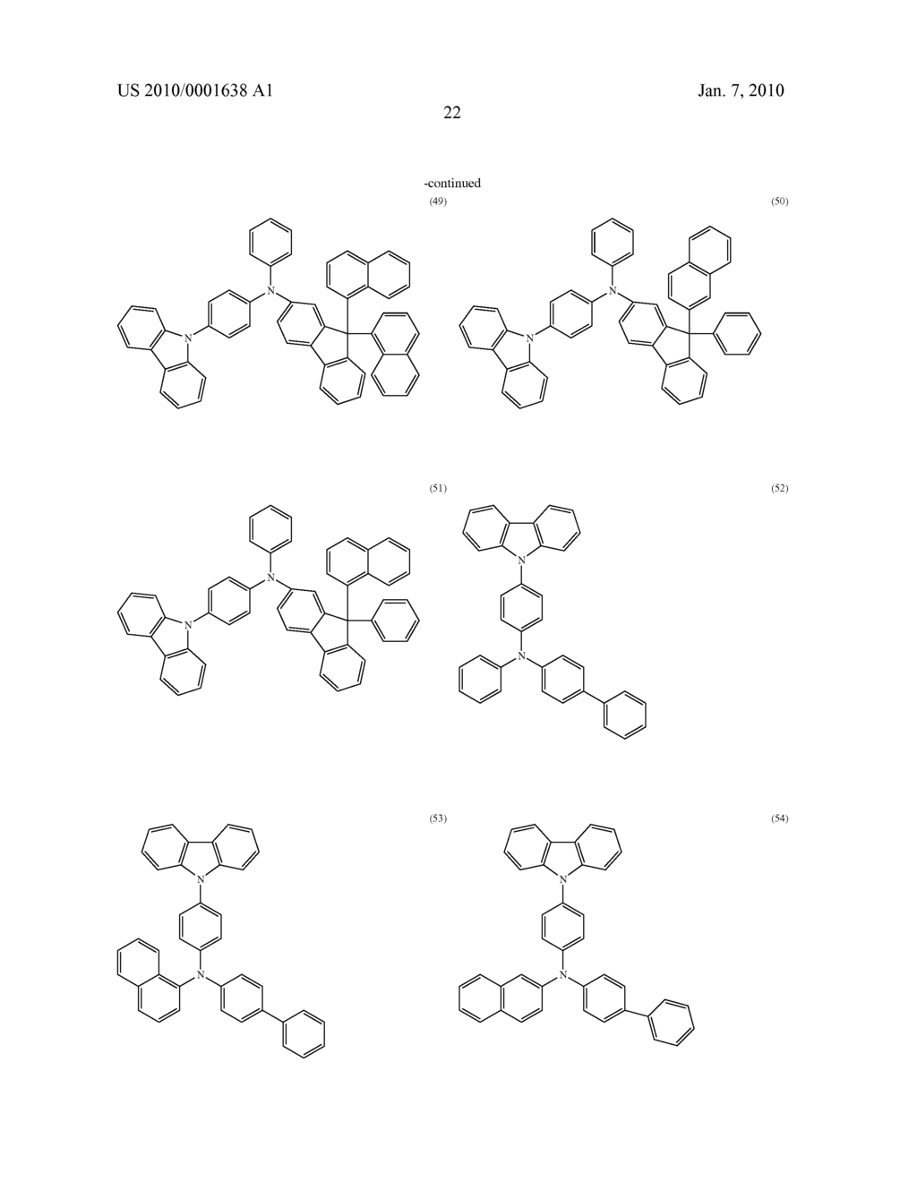 AROMATIC AMINE COMPOUND, AND LIGHT-EMITTING ELEMENT, LIGHT-EMITTING DEVICE, AND ELECTRONIC APPLIANCE USING THE AROMATIC AMINE COMPOUND - diagram, schematic, and image 95