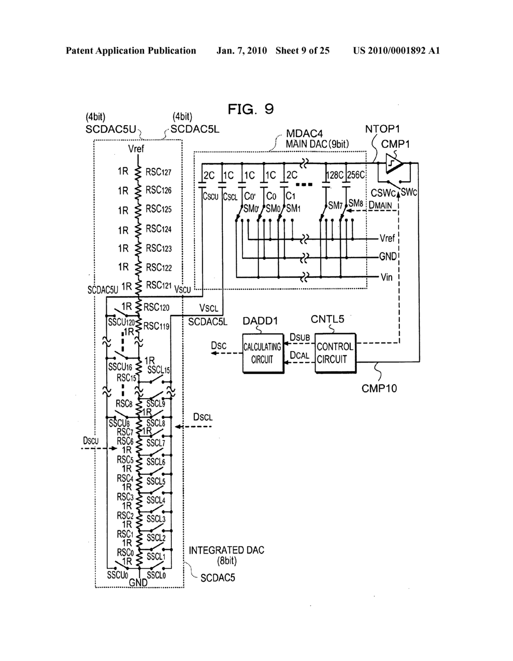 SUCCESSIVE APPROXIMATION A/D CONVERTER - diagram, schematic, and image 10