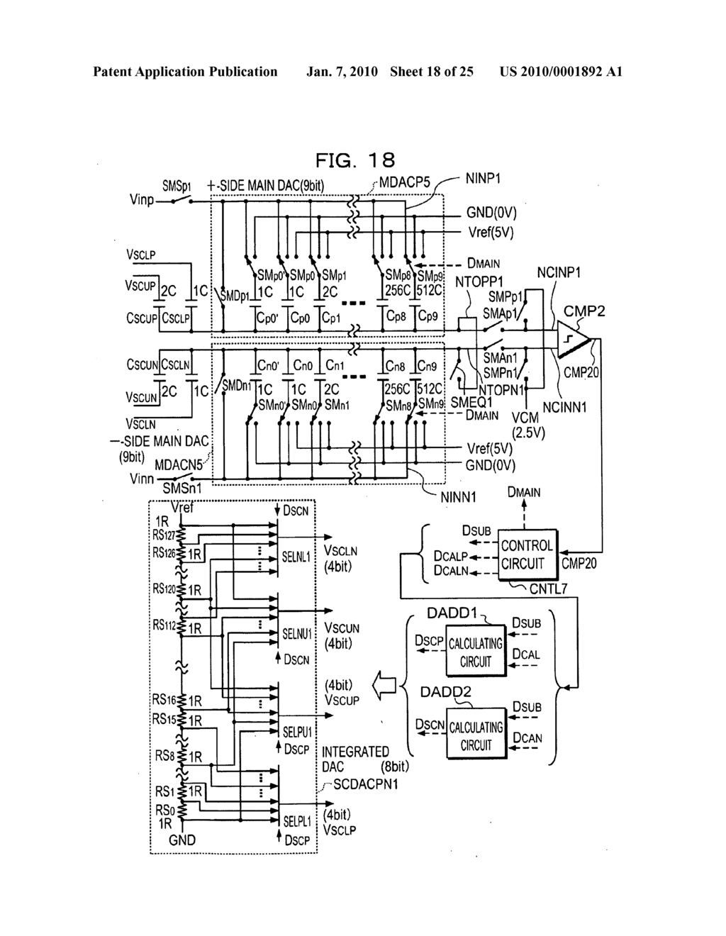 SUCCESSIVE APPROXIMATION A/D CONVERTER - diagram, schematic, and image 19