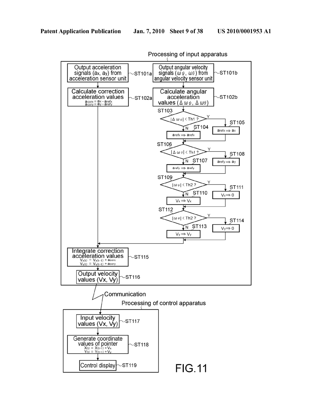 INPUT APPARATUS, CONTROL APPARATUS, CONTROL METHOD, AND HANDHELD APPARATUS - diagram, schematic, and image 10