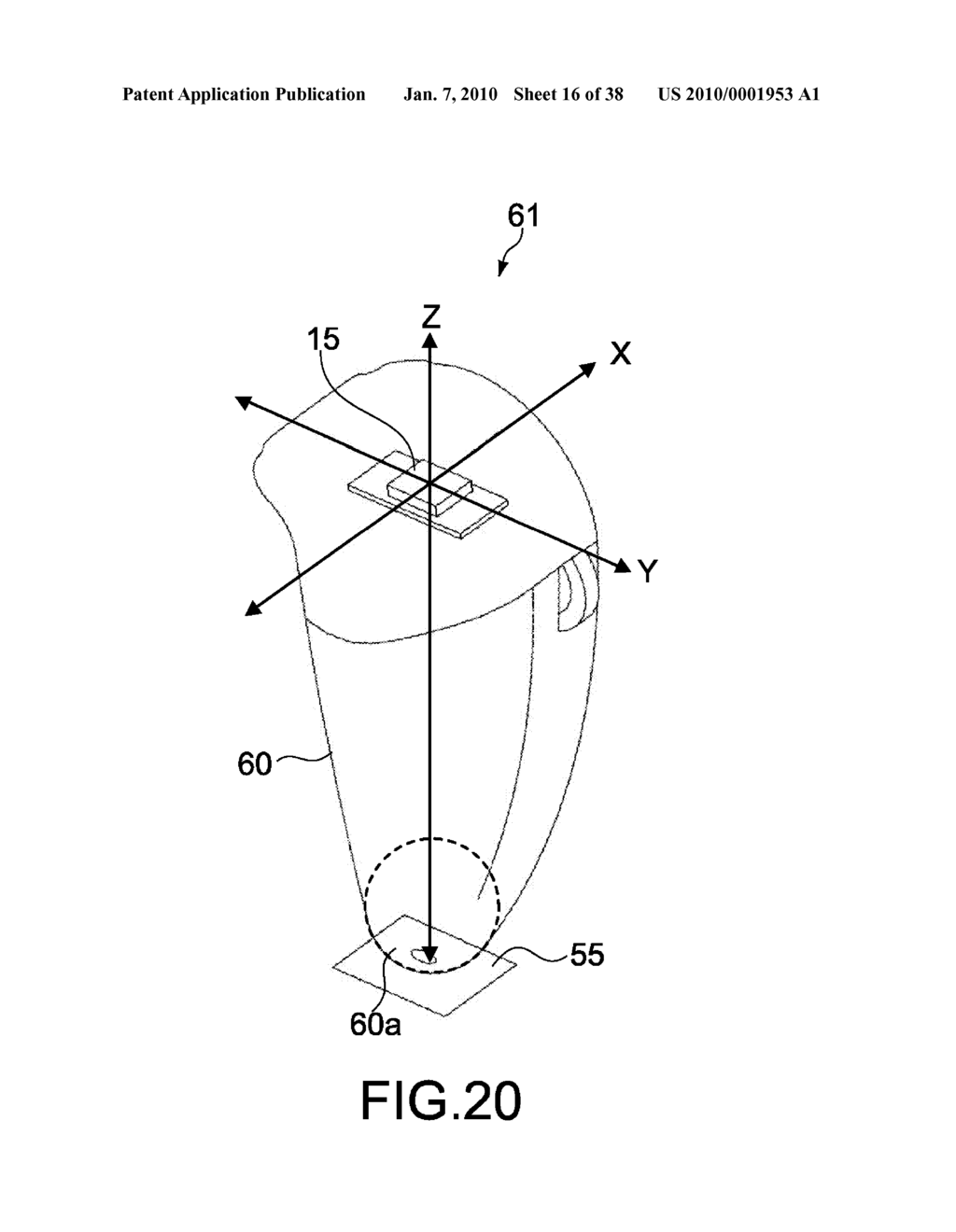 INPUT APPARATUS, CONTROL APPARATUS, CONTROL METHOD, AND HANDHELD APPARATUS - diagram, schematic, and image 17