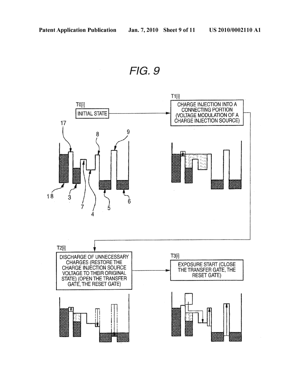 IMAGING DEVICE AND METHOD OF DRIVING SOLID STATE IMAGING ELEMENT - diagram, schematic, and image 10