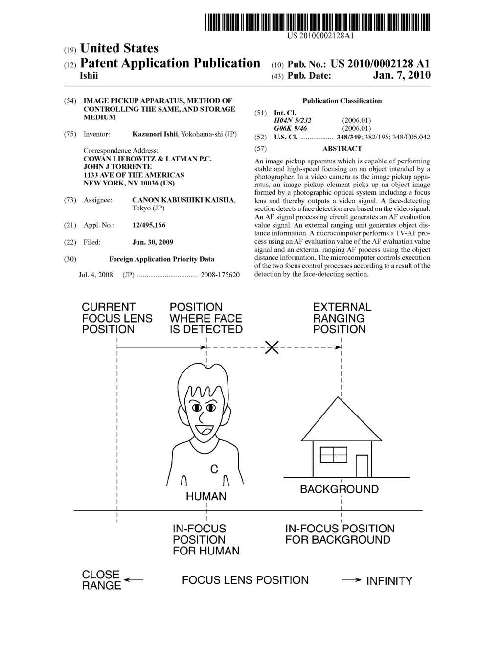 IMAGE PICKUP APPARATUS, METHOD OF CONTROLLING THE SAME, AND STORAGE MEDIUM - diagram, schematic, and image 01