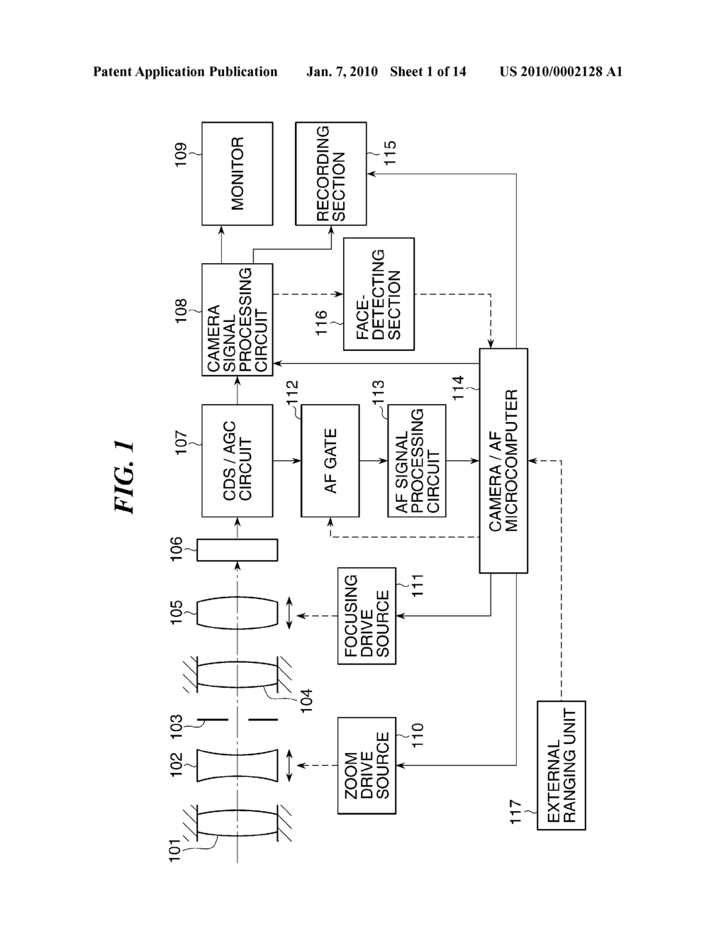 IMAGE PICKUP APPARATUS, METHOD OF CONTROLLING THE SAME, AND STORAGE MEDIUM - diagram, schematic, and image 02