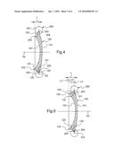 PAIR OF OPHTHALMIC EYEGLASSES AND A METHOD OF FORMING AN ENGAGEMENT PERIPHERAL RIDGE ON THE EDGE FACE OF A LENS diagram and image