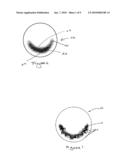 Tinted Contact Lenses with Crescent Patterns diagram and image