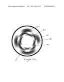 Tinted Contact Lenses with Crescent Patterns diagram and image