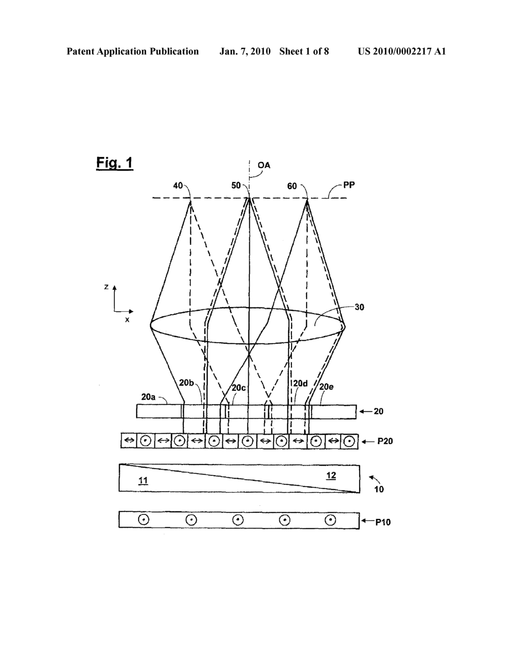 ILLUMINATION SYSTEM OF A MICROLITHOGRAPHIC PROJECTION EXPOSURE APPARATUS - diagram, schematic, and image 02