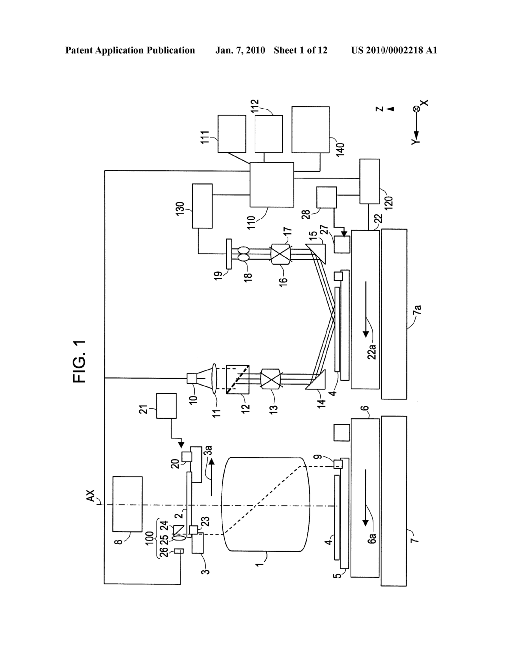 EXPOSURE APPARATUS AND METHOD FOR MANUFACTURING DEVICE - diagram, schematic, and image 02