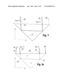 Reflectors made of linear grooves diagram and image