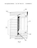 FRONT-TO-BACK COOLING SYSTEM FOR MODULAR SYSTEMS WITH ORTHOGONAL MIDPLANE CONFIGURATION diagram and image