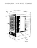 FRONT-TO-BACK COOLING SYSTEM FOR MODULAR SYSTEMS WITH ORTHOGONAL MIDPLANE CONFIGURATION diagram and image