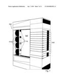 FRONT-TO-BACK COOLING SYSTEM FOR MODULAR SYSTEMS WITH ORTHOGONAL MIDPLANE CONFIGURATION diagram and image