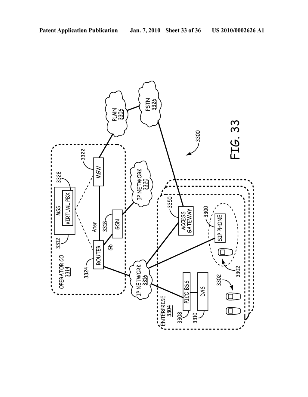 ENTERPRISE MOBILE NETWORK FOR PROVIDING CELLULAR WIRELESS SERVICE USING LICENSED RADIO FREQUENCY SPECTRUM AND INTERNET PROTOCOL BACKHAUL - diagram, schematic, and image 34