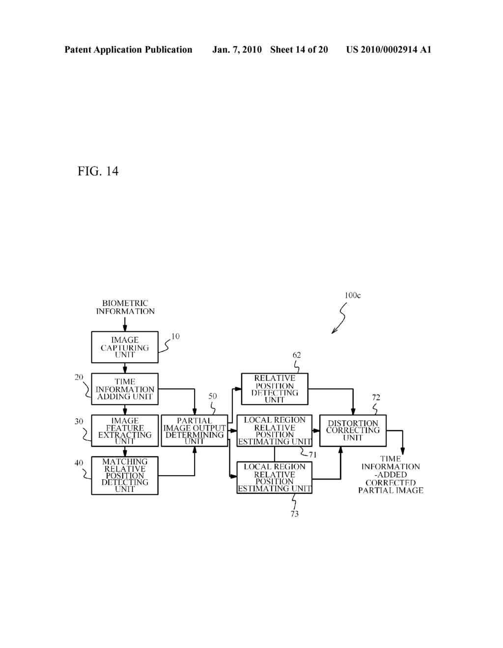 BIOMETRIC INFORMATION READING DEVICE AND BIOMETRIC INFORMATION READING METHOD - diagram, schematic, and image 15