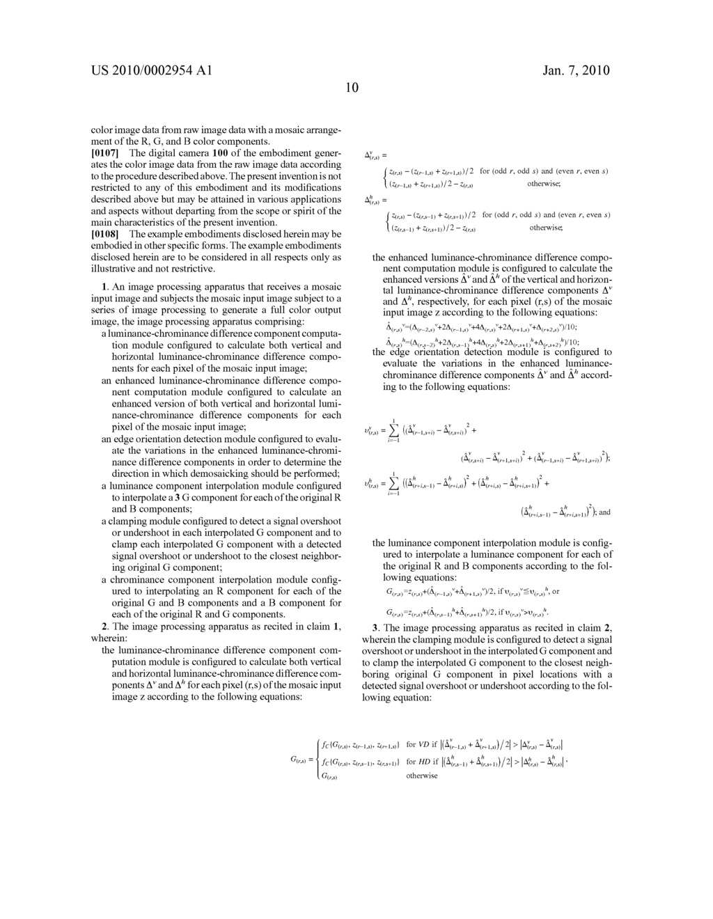 Reducing Signal Overshoots And Undershoots In Demosaicking - diagram, schematic, and image 23