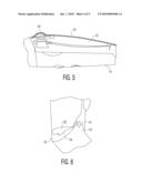 Cover Structure for Enclosing a Removeable Fluid-Dispensing Reservoir Between the Cover and an Exterior Surface of a Toothbrush diagram and image