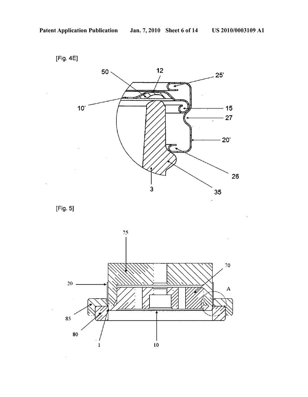 METHOD FOR PRODUCING SUCH A METAL CLOSURE WITH SEPERATE DISC AND RING FROM A SINGLE CLOSURE BLANK - diagram, schematic, and image 07