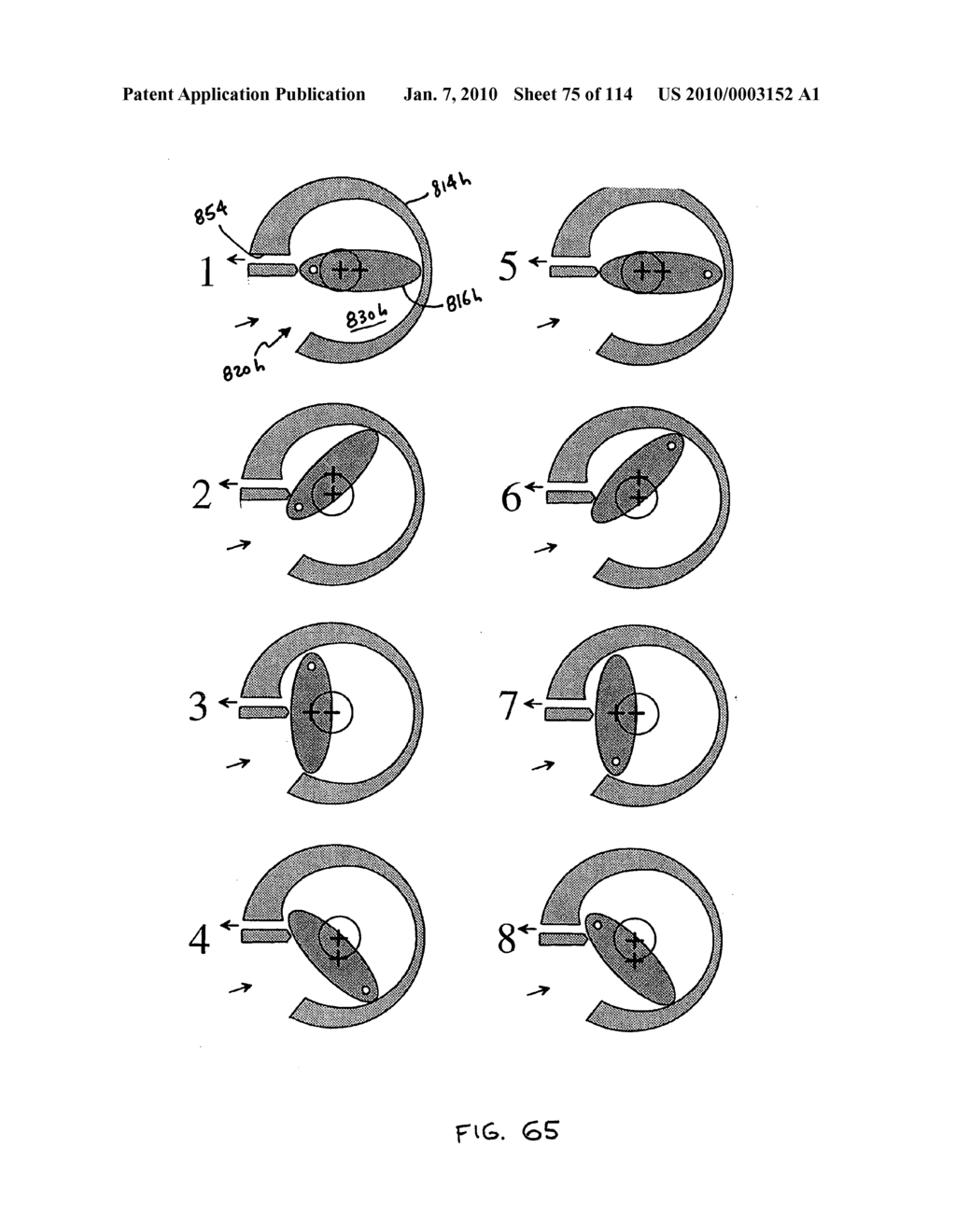 Gerotor apparatus for a quasi-isothermal brayton cycle engine - diagram, schematic, and image 76