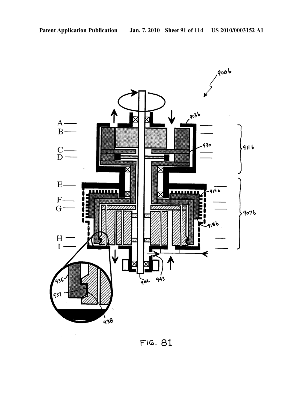 Gerotor apparatus for a quasi-isothermal brayton cycle engine - diagram, schematic, and image 92