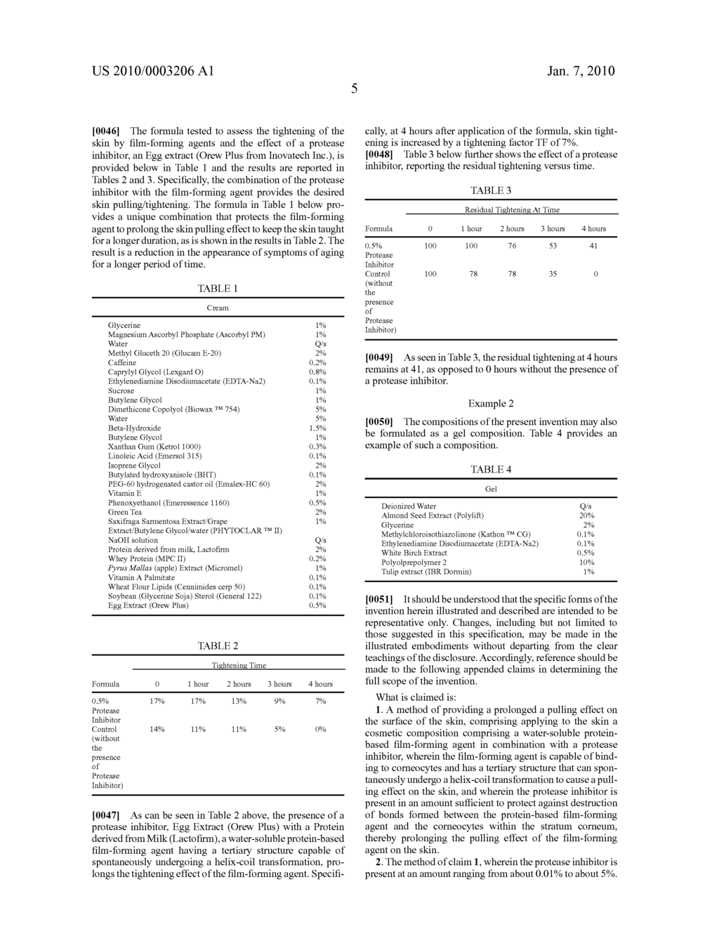 Cosmetic Composition Containing A Protein And An Enzyme Inhibitor - diagram, schematic, and image 06