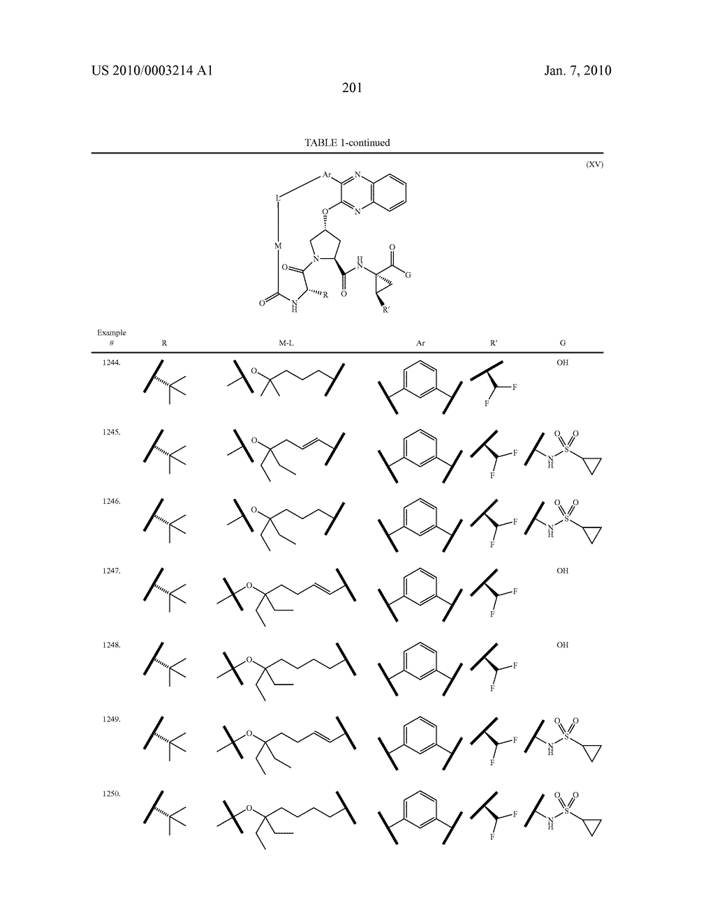 QUINOXALINE-CONTAINING COMPOUNDS AS HEPATITIS C VIRUS INHIBITORS - diagram, schematic, and image 202