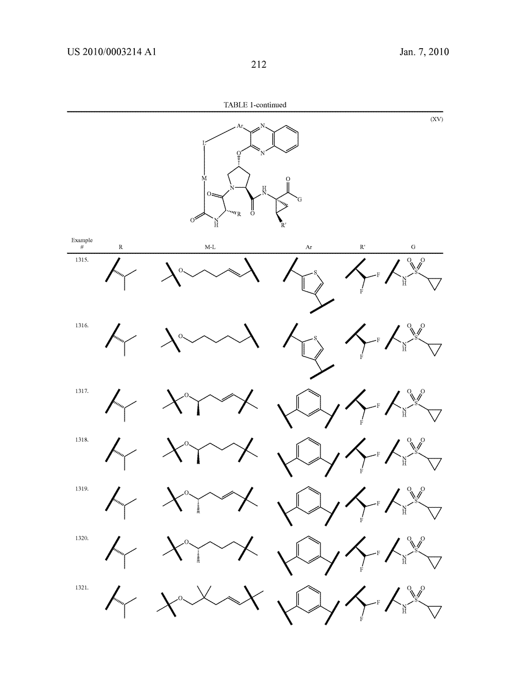 QUINOXALINE-CONTAINING COMPOUNDS AS HEPATITIS C VIRUS INHIBITORS - diagram, schematic, and image 213