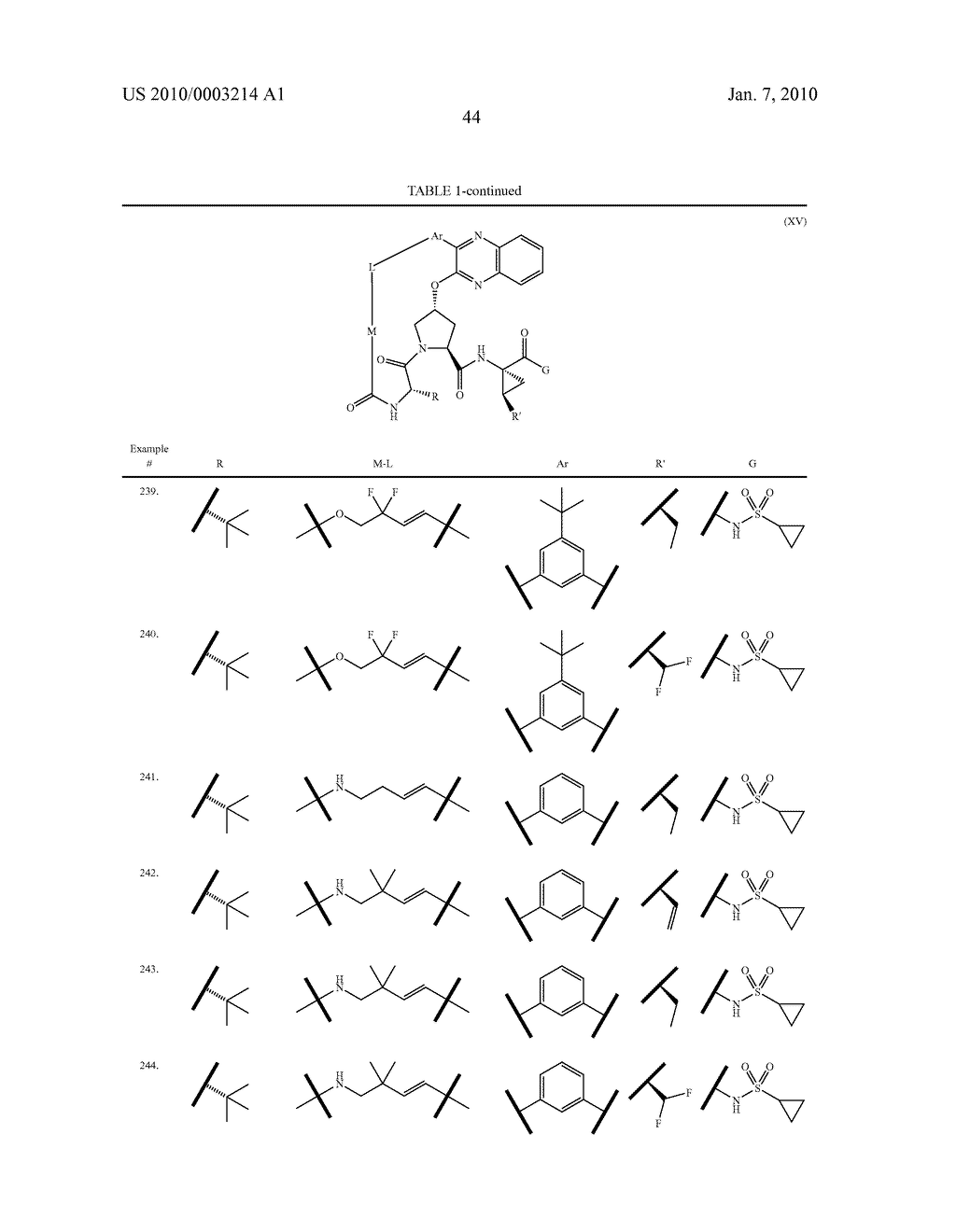 QUINOXALINE-CONTAINING COMPOUNDS AS HEPATITIS C VIRUS INHIBITORS - diagram, schematic, and image 45