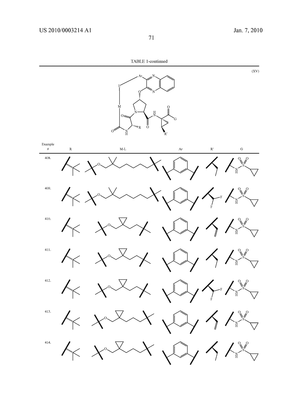 QUINOXALINE-CONTAINING COMPOUNDS AS HEPATITIS C VIRUS INHIBITORS - diagram, schematic, and image 72