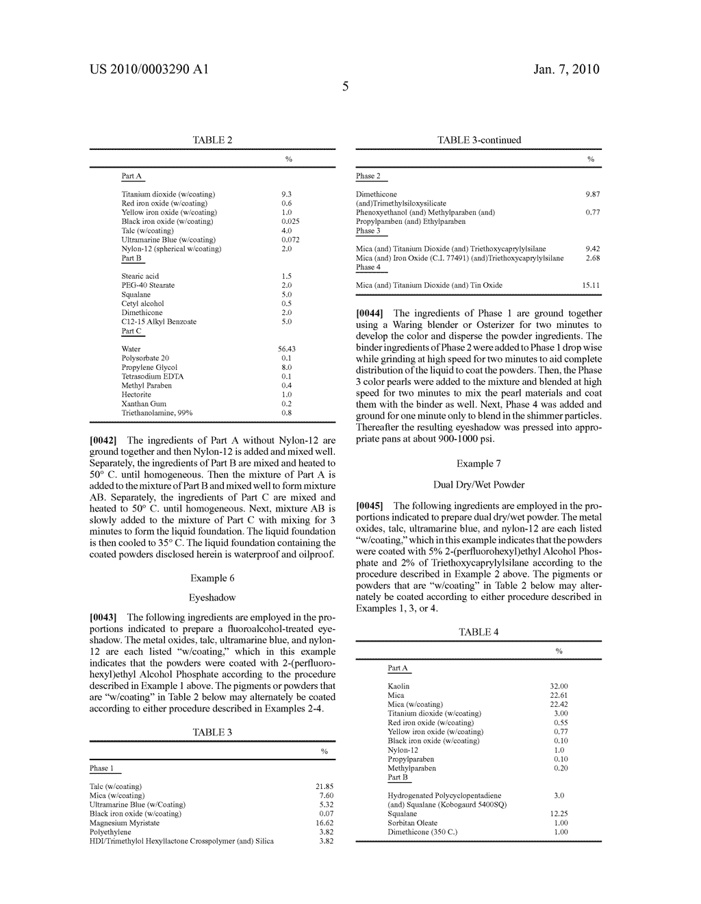 OIL AND WATER REPELLENT COSMETIC POWDER AND METHODS OF MAKING AND USING SAME - diagram, schematic, and image 06