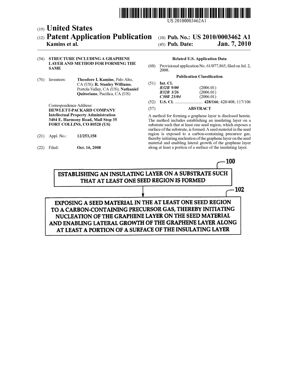 Structure Including A Graphene Layer And Method For Forming The Same - diagram, schematic, and image 01