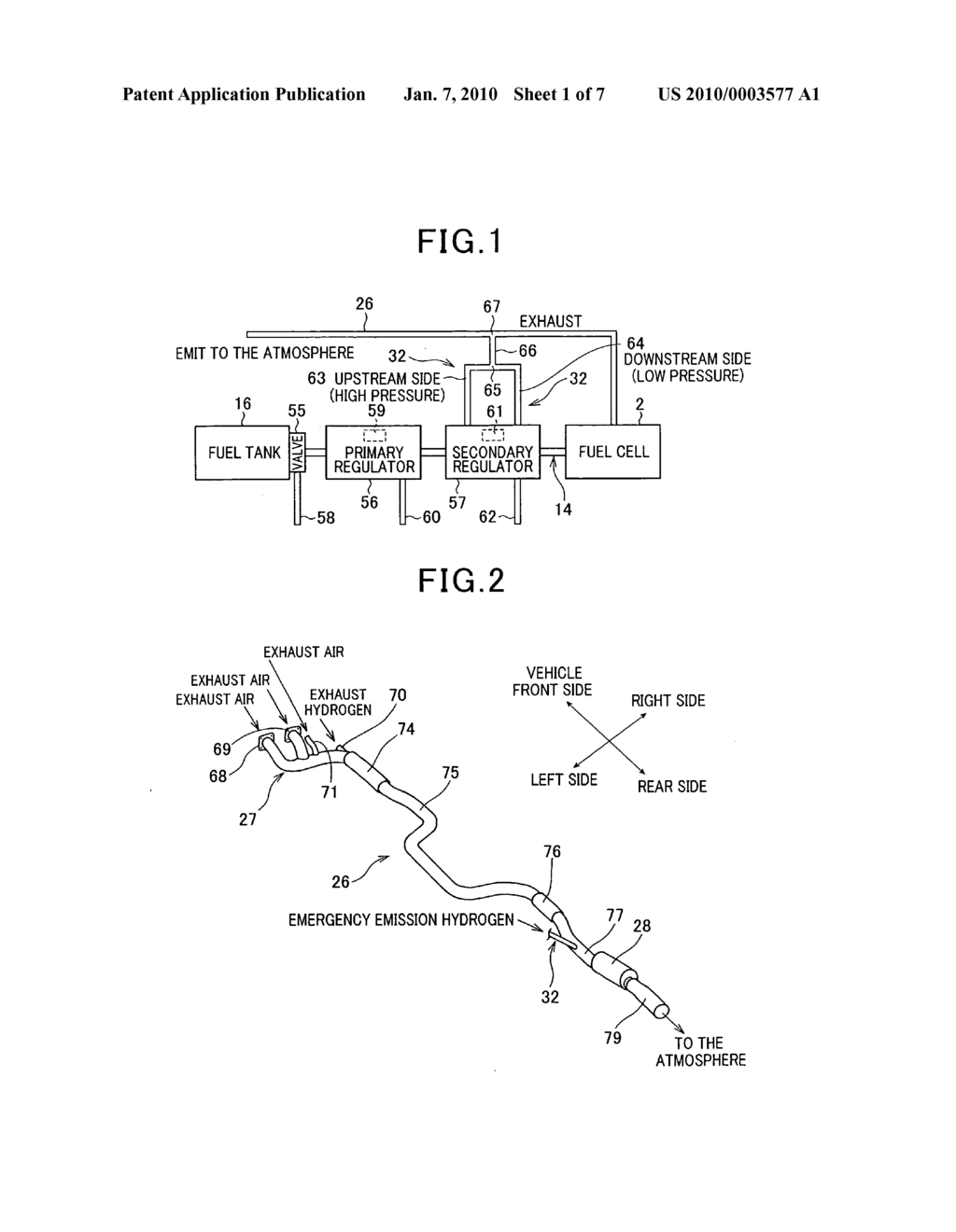 Fuel gas supplying apparatus for fuel cell system - diagram, schematic, and image 02