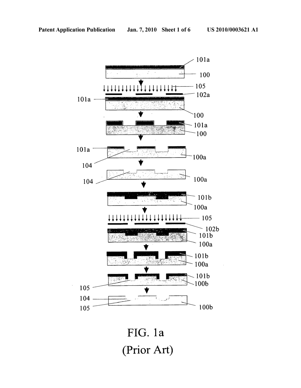 Etching method for forming a multi-step surface on a substrate - diagram, schematic, and image 02