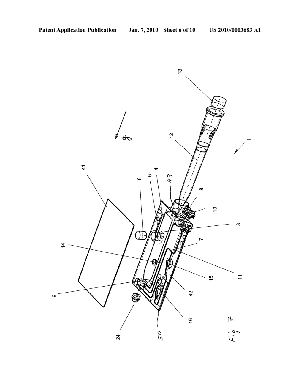 Disposable Device for Analyzing a Liquid Sample Containing a Nucleic Acid With a Nucleic Acid Amplification Apparatus - diagram, schematic, and image 07