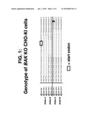 Methods and compositions for generation of Bax-and Bak-deficient cell lines diagram and image