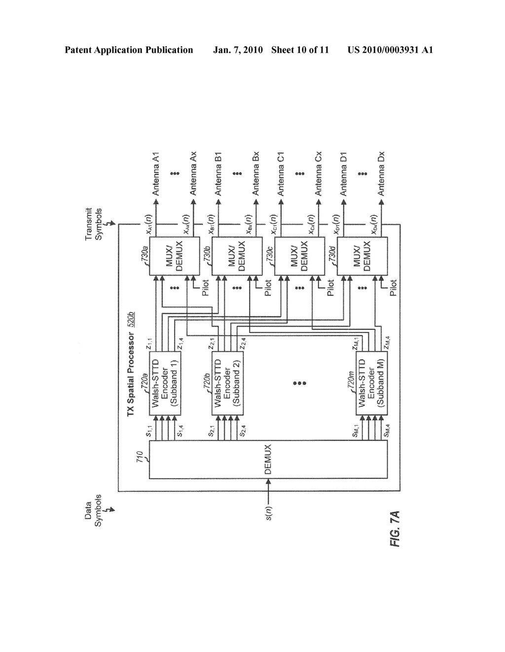 TRANSMISSION SCHEMES FOR MULTI-ANTENNA COMMUNICATION SYSTEMS UTILIZING MULTI-CARRIER MODULATION - diagram, schematic, and image 11